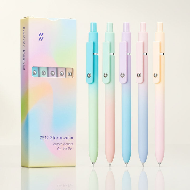 No-Bleed Pastel Pen Set (5Pcs)