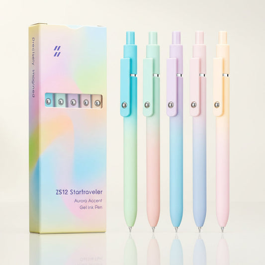 No-Bleed Pastel Pen Set (5Pcs)