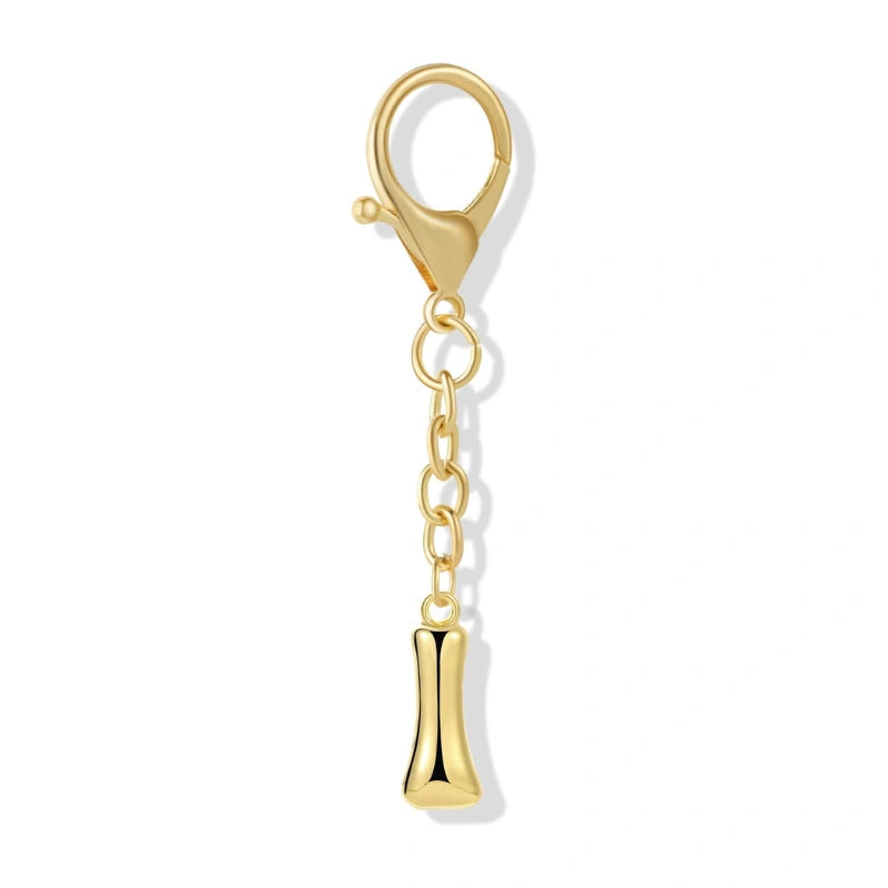 Bubble Initial Letter - Bag Charm