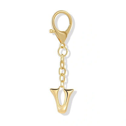 Bubble Initial Letter - Bag Charm