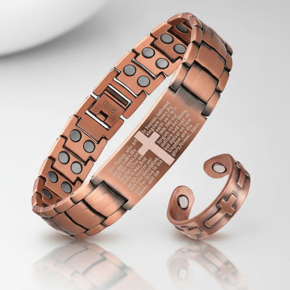 DivineStrength™ Copper Cross Bracelet
