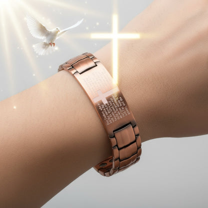 DivineStrength™ Copper Cross Bracelet