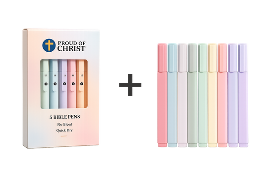 No-Bleed Highlighter & Pen Set