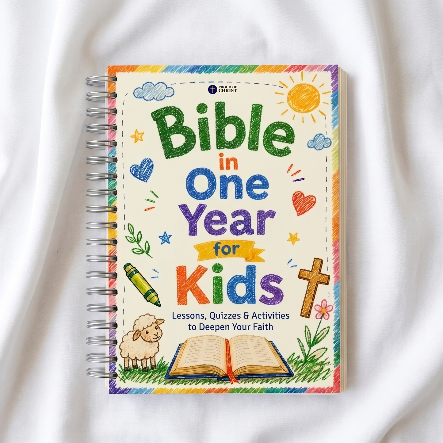 Nuevo! La Biblia en un Año Para Niños (Español)